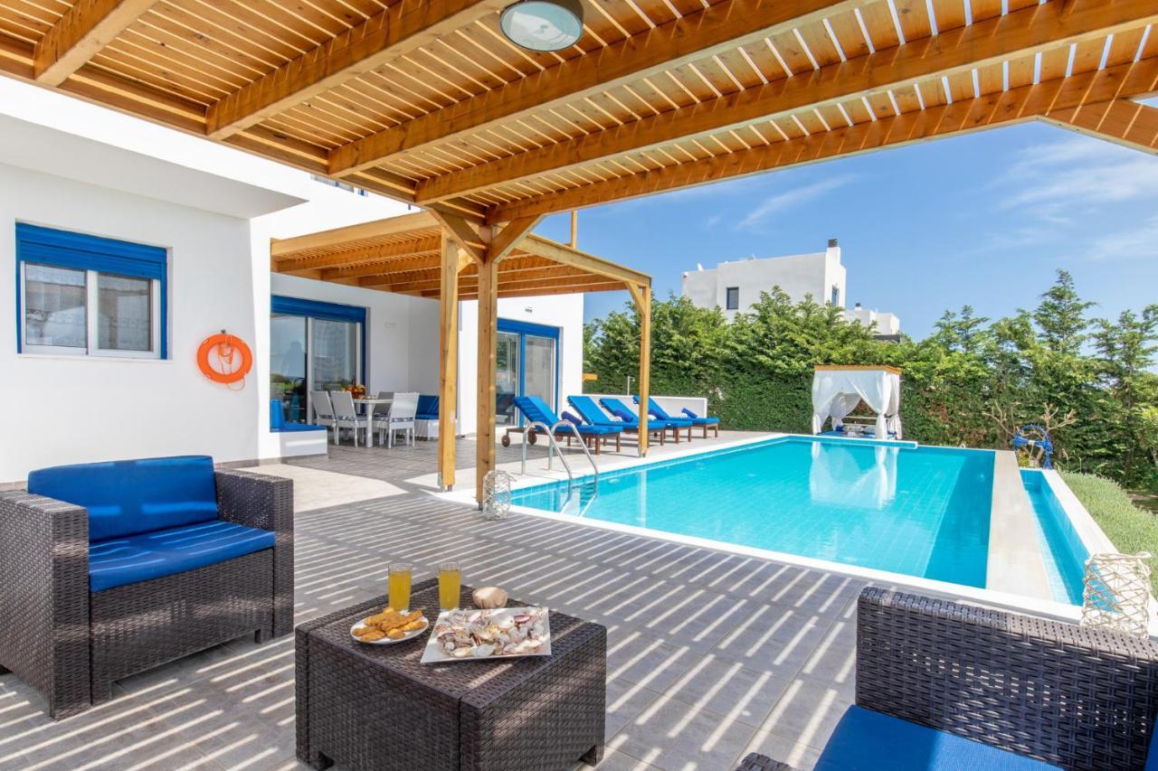 White Blue Villa Lakhania Ngoại thất bức ảnh