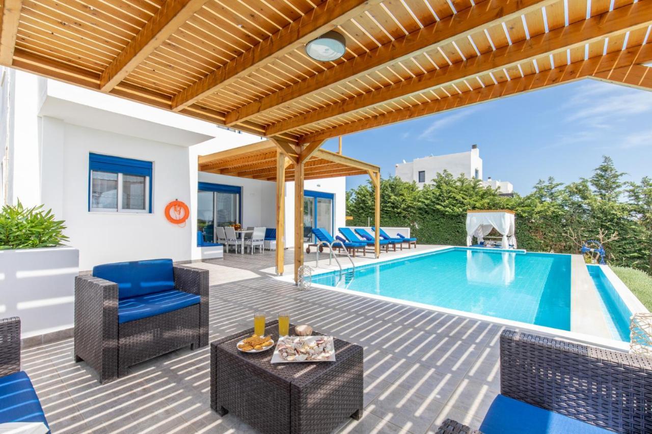 White Blue Villa Lakhania Ngoại thất bức ảnh